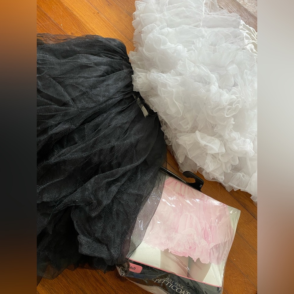 Pink, Black, And White Tutus
